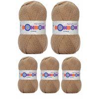 5 Adet Festival Simli Örgü İpi Yünü Renk No:672