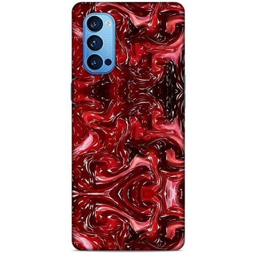 Mermer Desenli (45) Tema Liquid Air Kılıf Şarap Oppo Reno 4 Pro Kılıf
