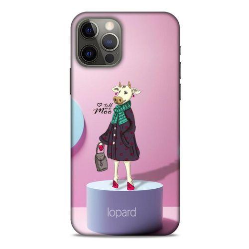 Apple iPhone 12 Pro Kılıf FunnyMaX (8) Baskılı Kılıf Pembe Mavi