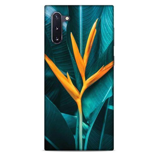 Lopard Samsung Galaxy Note 10 Uyumlu Kılıf Bahar (24) Darbe Emici Kılıf Turuncu