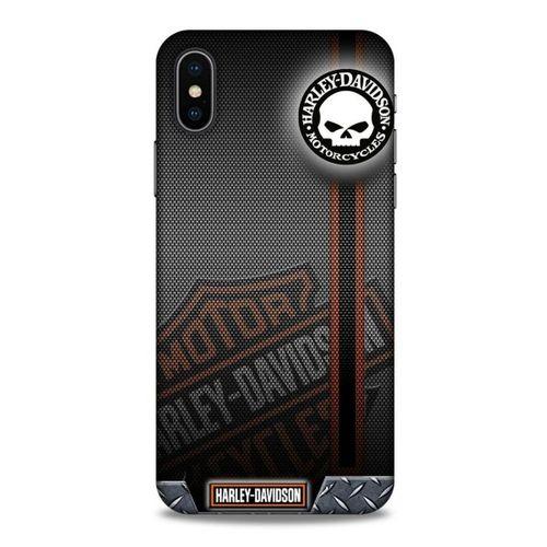 Apple iPhone XS Uyumlu Kılıf Motorsiklet (46) Core Armor Kılıf Harley