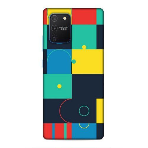 Samsung Galaxy S10 Lite Uyumlu Kılıf Insomnia (13) Silikon Kap Yeşil Sarı