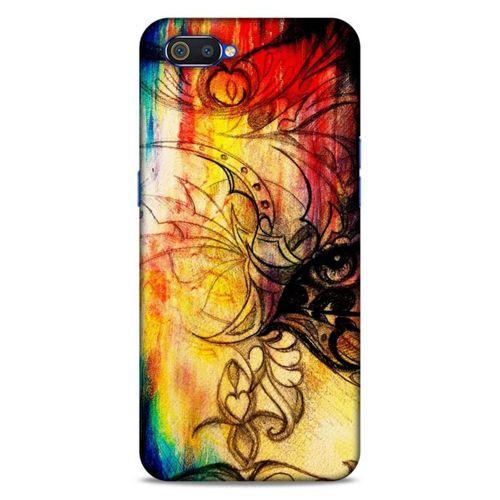 Lopard Oppo Realme C2 Uyumlu Kılıf Manipülasyon ☻ (36) Glitter Kılıf Desenli