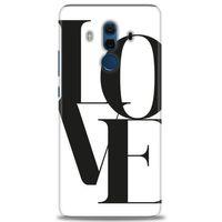 Huawei Mate 10 Pro Kılıf HD Baskılı Kılıf - Love + Tam Ekran Koruyucu