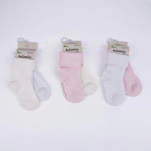 Katamino Monala Abs'li Kız Bebek Soket Çorap Asorti, Rahat ve Güvenli, Bebekler İçin