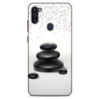 Samsung Galaxy M11 Kılıf Baskılı Özel Seri Taşlı (9) Kılıf