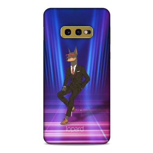 Samsung Galaxy S10e Kılıf FunnyMaX (44) Tough Armor Kılıf Fuşya Doberman