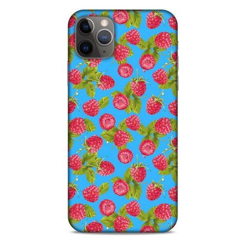 Frutix Ahududu 01 Apple Iphone 11 Pro Max Kılıf Desenli Silikon