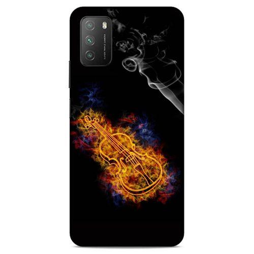 Lopard Xiaomi Poco M3 Uyumlu Kılıf FireX (8) Baskılı Kılıf Keman