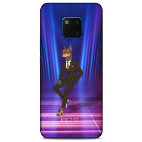 Huawei Mate 20 Pro Kılıf FunnyMaX (44) Tough Armor Kılıf Fuşya Doberman