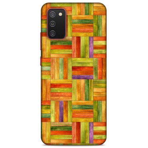 Lopard Samsung Galaxy A02S Uyumlu Kılıf Wood'X (50) Shockproof Kılıf Desenli