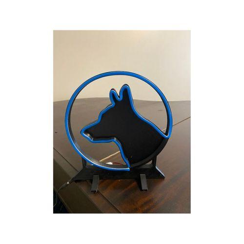 K9 Siluet LED Işık 3D Baskı (Bu ürün Sadece Plastik parçadır - Almadan Önce Soru Sorabilirsiniz)