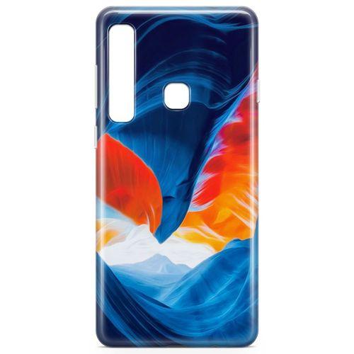 Samsung Galaxy A9 2018 Kılıf Turuncu Kanyon Arka Kapak Koruma Desenli Full Koruyucu