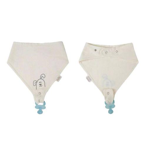Çocuk Emzik Askılı Müslin Önlük 837 Ekru