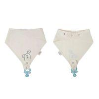 Çocuk Emzik Askılı Müslin Önlük 837 Ekru