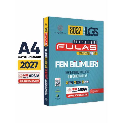 2027 8 Sınıf Full LGS Altın Seri(FULAS)MEB Çıkmış Modüler Soru Bankası Seti Çözümlü EN KAPSAMLI SET