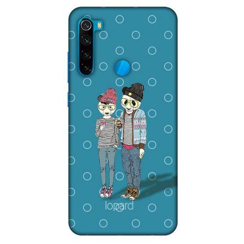 Xiaomi Redmi Note 8 Kılıf FunnyMaX (16) Kalın Kılıf Mavi
