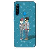 Xiaomi Redmi Note 8 Kılıf FunnyMaX (16) Kalın Kılıf Mavi