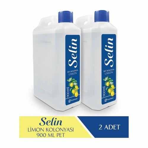 Selin 80 Derece Limon Kolonyası  900 ML x 2