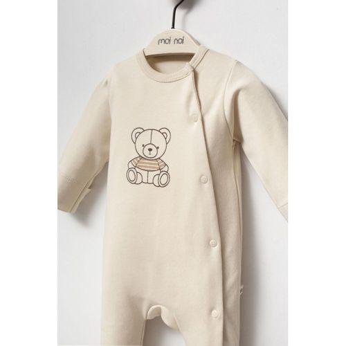 Moi Noi My Bear Şapkalı Tulum MNB1296 Ekru