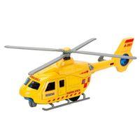 Sesli ve Işıklı Çek Bırak Die Cast Helikopter