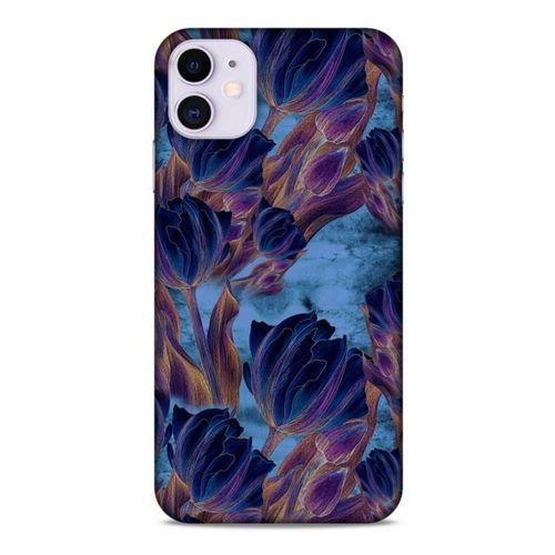 Apple Iphone 11 Uyumlu Kılıf Mavi Delisi (49) Ultra Silikon Kılıf Lale