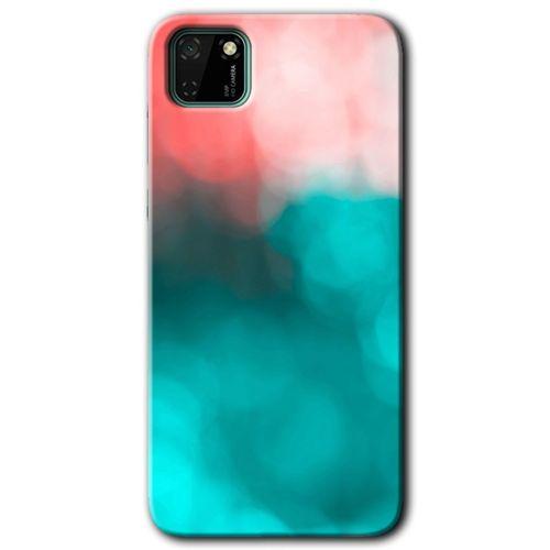 MRCİLETİSİM Huawei Y5P Kılıf HD Desen Baskılı Arka Kapak + Temperli Cam - Flu Işık