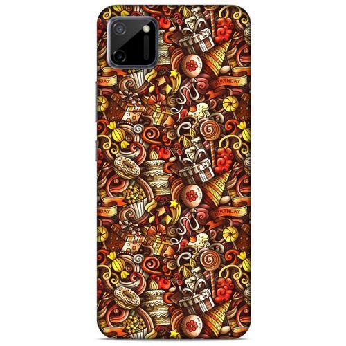 Graffitix (19) Desenli Silikon Kapak Oppo Realme C11 Kılıf