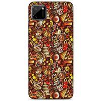 Graffitix (19) Desenli Silikon Kapak Oppo Realme C11 Kılıf