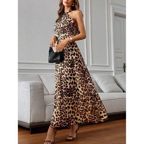 Kadın Omuzlardan Açık Boyundan çapraz Bağlama Detaylı Süprem Elbise