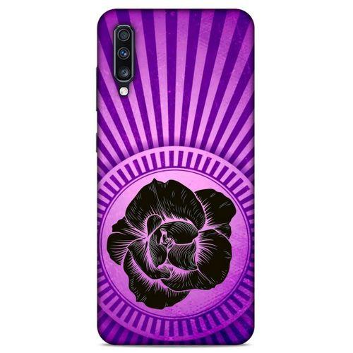 Lopard Samsung Galaxy A70 Uyumlu Kılıf Tattoo's (35) Fit Design Kılıf Gül Dövmesi