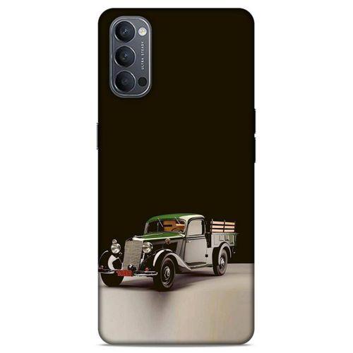 Lopard Oppo Reno 4 Uyumlu Kılıf PickUpX (48) Bumper Kılıf Yeşil Siyah