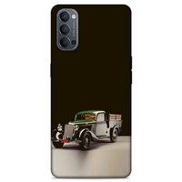Lopard Oppo Reno 4 Uyumlu Kılıf PickUpX (48) Bumper Kılıf Yeşil Siyah