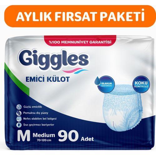 Yetişkin Emici Külot Medium 30'lu 3 Paket 90 Adet