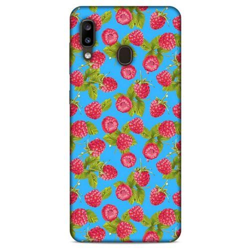 Frutix Ahududu 01 Samsung Galaxy A20 Kılıf Desenli Silikon