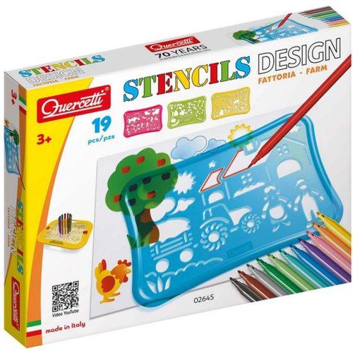 Şablon Tasarım Seti Çiftlik 19 Parça