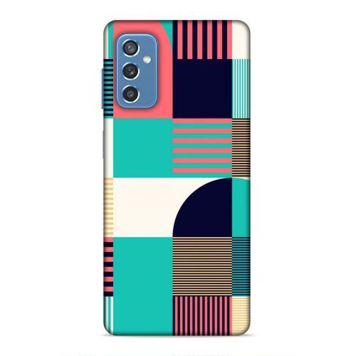 Samsung Galaxy M52 Uyumlu Kılıf Insomnia (9) Kılıf Pembe Yeşil