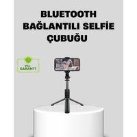 Bluetooth Selfie Çubuğu – 360° Dönebilen Başlık, Kablosuz Bağlantı