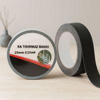 Kaydırmaz Bant 25mm x 25m Siyah