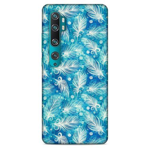 Xiaomi Mi Note 10 Kılıf Desenli Özel Seri Tüyler (42) Rugged Armor Kılıf