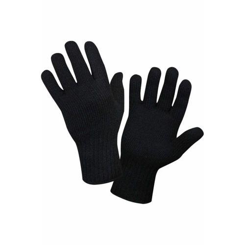 Orta Kalın Siyah Sıcak Tutan Yün Kışlık Kadın Erkek Eldiven Unisex 1 Çift