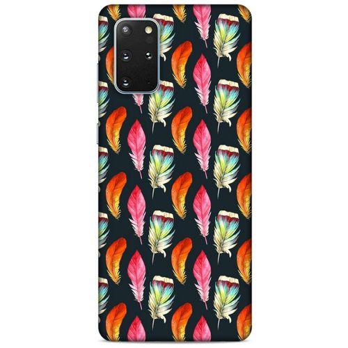 Samsung Galaxy S20 Plus Kılıf Desenli Özel Seri Tüyler (49) Ultra Silikon Kılıf