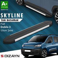 S-Dizayn Fiat Doblo 3 Uzun Şase Skyline Aluminyum Yan Basamak 213 Cm 2023 Üzeri A+ Kalite