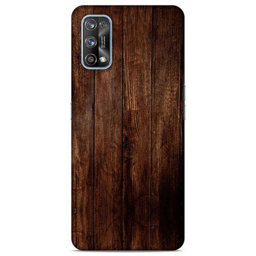 Lopard Oppo Realme 7 Pro Uyumlu Kılıf Wood'X (5) Koruma Kabı Baskılı