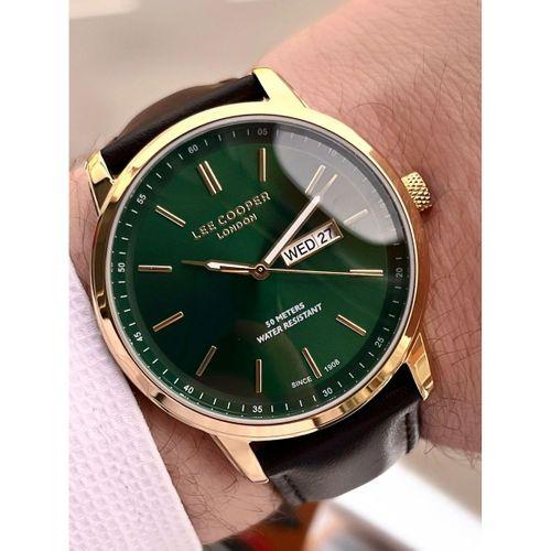 Lee Cooper İtalyan Tasarım Bileklik Hediyeli 2 Yıl Garantili 5 Atm Erkek Kol Saati ELC.08235.172