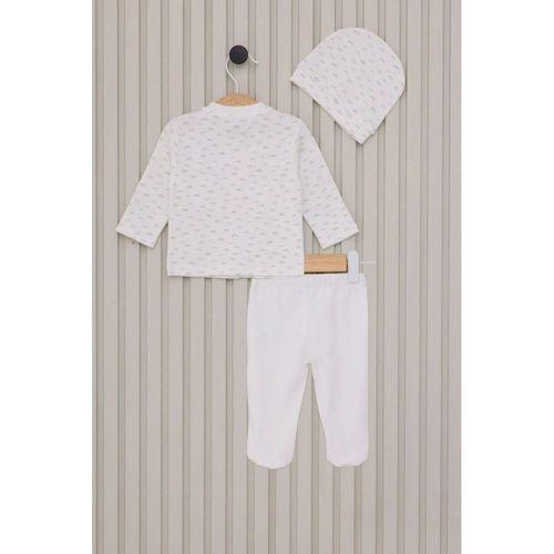 U.S Polo Bebek 3'Lü Takım USB2023 Krem