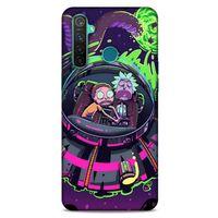 Realme 5 Pro Uyumlu Kılıf Rick And Morty (21) Koruyucu Kapak Brad