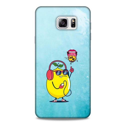 Frutix Limon 01 Samsung Galaxy Note 5 Kılıf Desenli Silikon