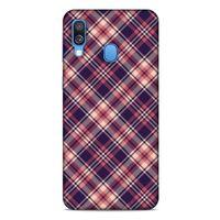 Gömlek (12) Desenli Silikon Kapak Telefon Kabı Samsung Galaxy A40 Kılıf