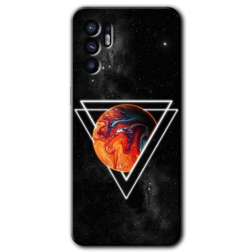 Potkal Hediye Fabrikası Oppo Reno 6 Kılıf HD Desen Baskılı Arka Kapak - Kızıl Gezegen
